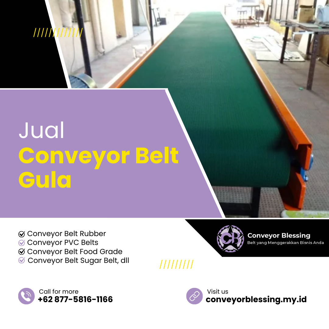 jual conveyor bel gula