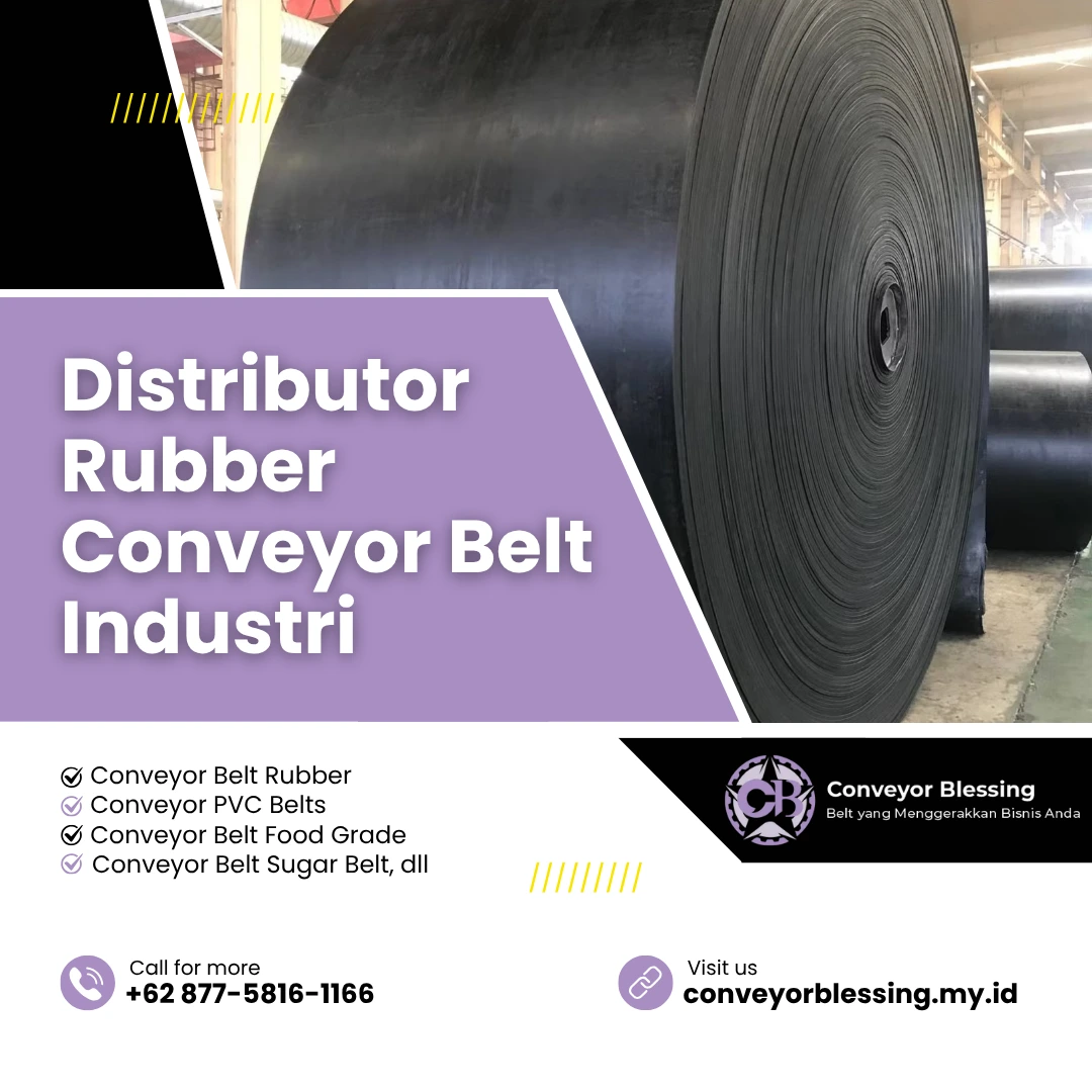 Distributor rubber conveyor belt industri