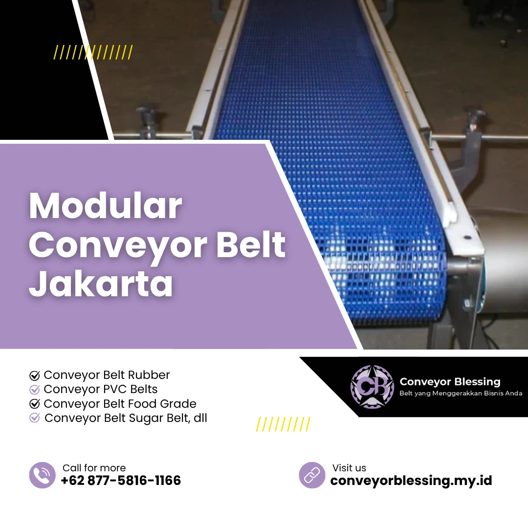 Modular conveyor belt Jakarta